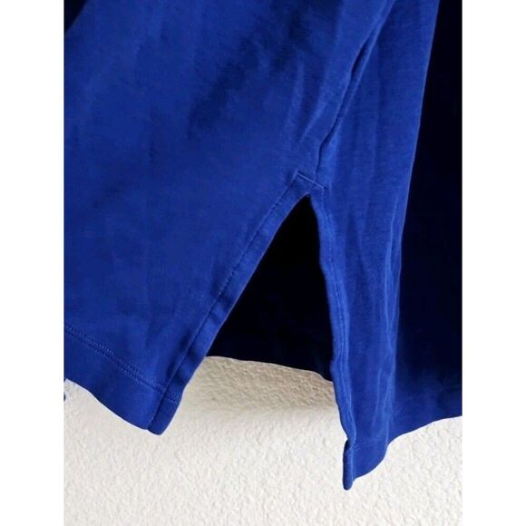 COS Stepped-Hem Long-Sleeved TopCotton Size Large Blue - Picture 6 of 11